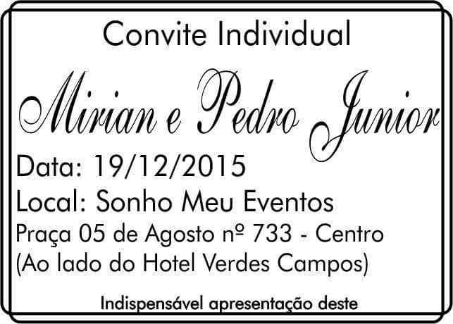 Meus convites - 2