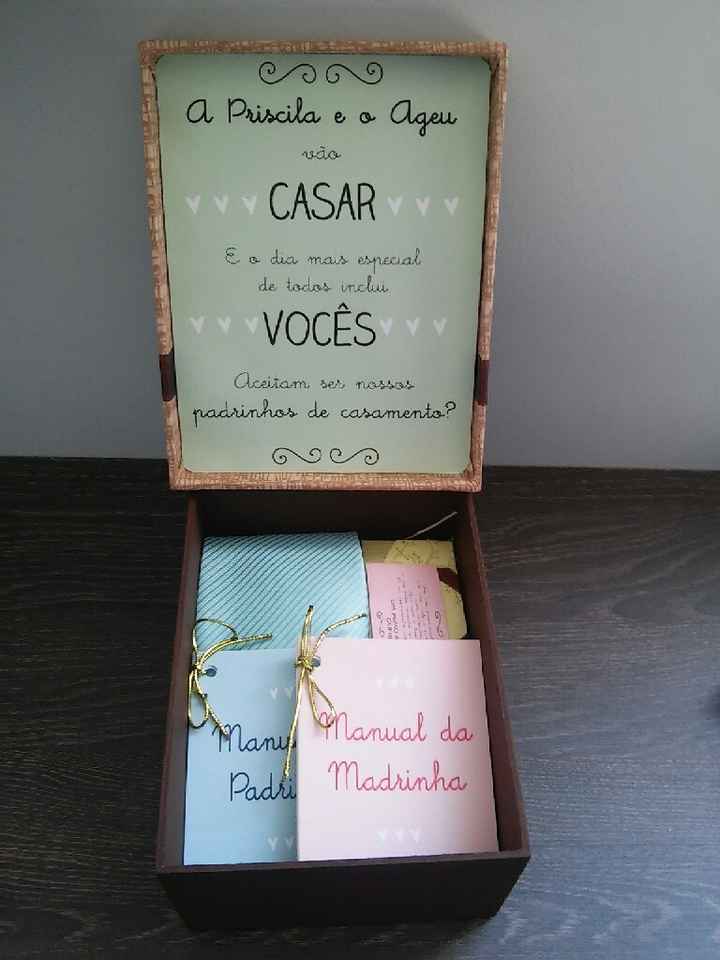 Detalhes do meu casamento: convite padrinhos - 2