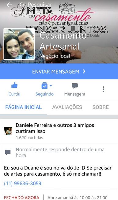 Detalhes do meu casamento: convite padrinhos - 1