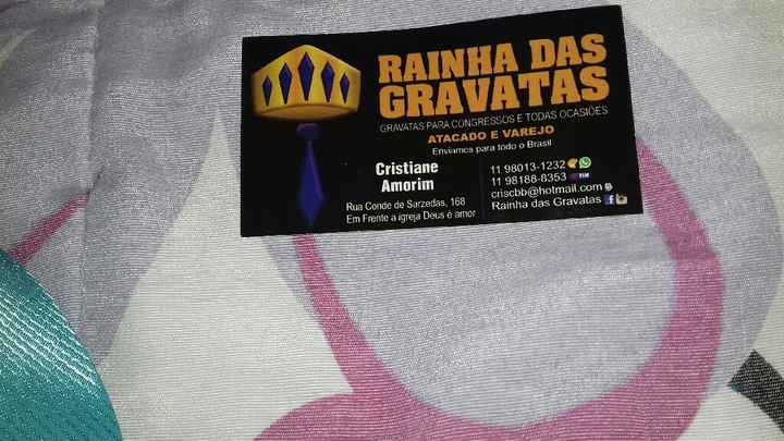 Gravata padrinhos onde encontrar? - 1