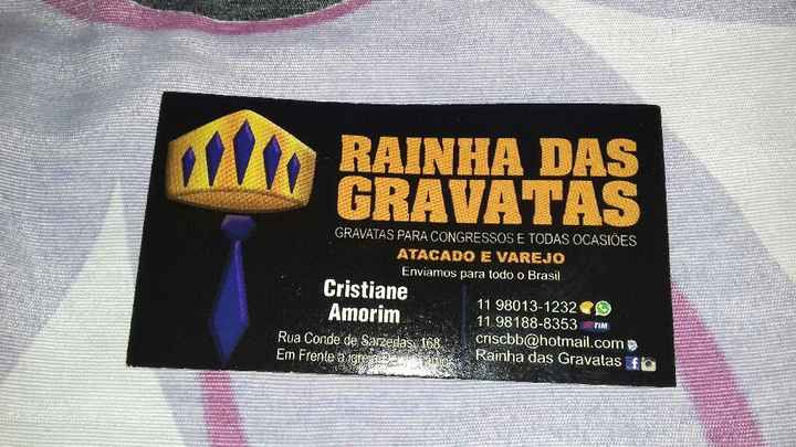 Gravata para padrinhos - 1