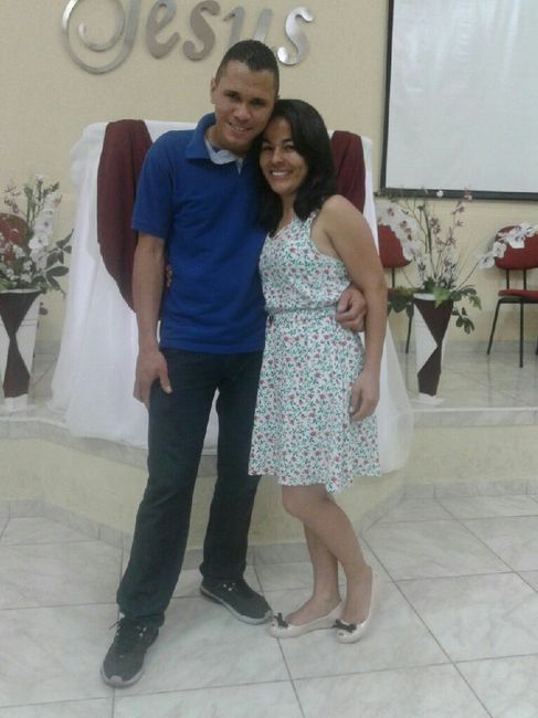 Primeira foto com o amor - 1