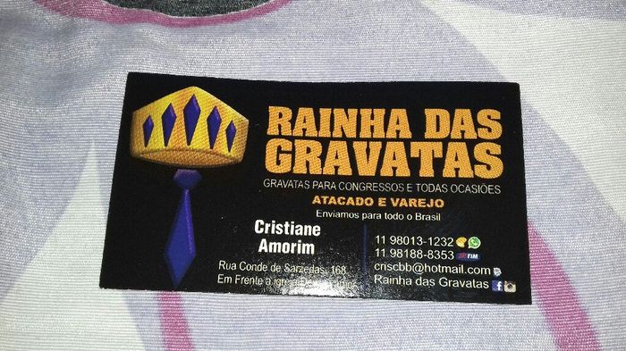 Gravata para padrinhos - 1