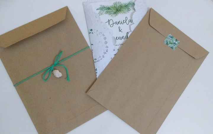 o que faço com os envelopes? não gostei de nenhuma dessas opções q montei