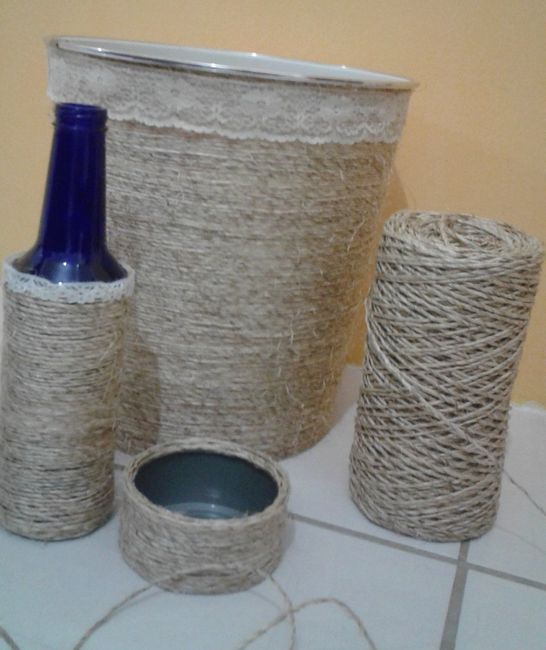 Forrando com sisal