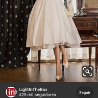 Vestido de noiva pós cerimônia - 1