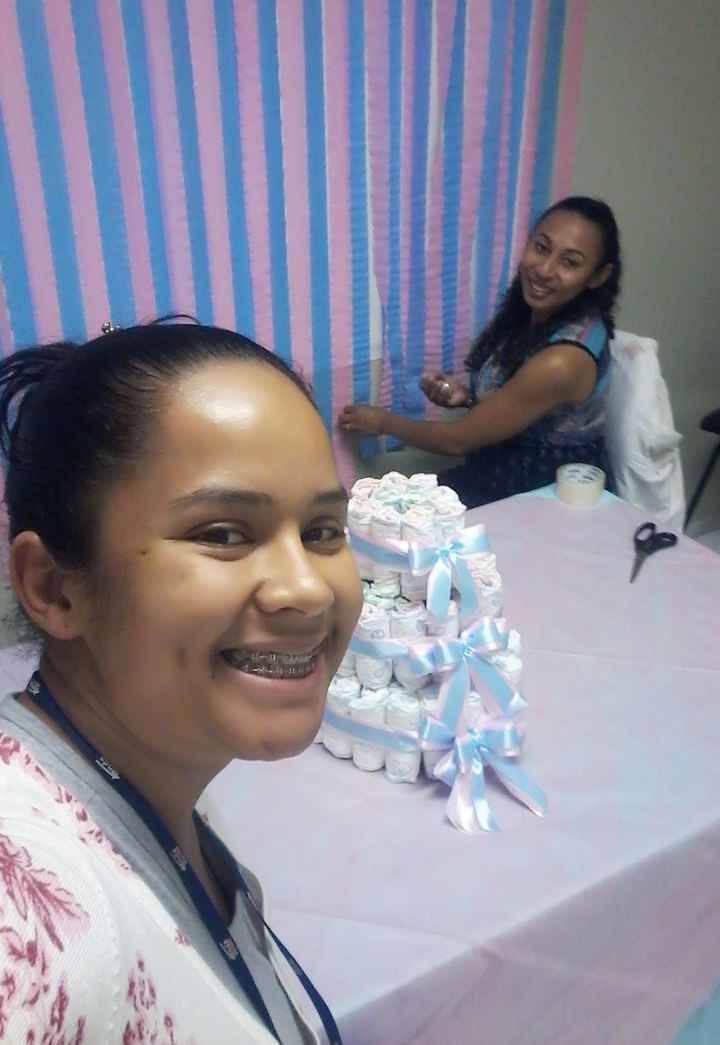 Arrumando a sala no dia anterior