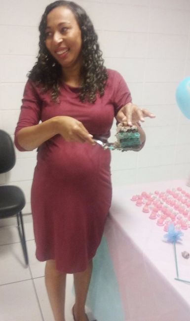 Mamãe emocionada