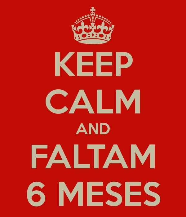 Faltam 6 meses