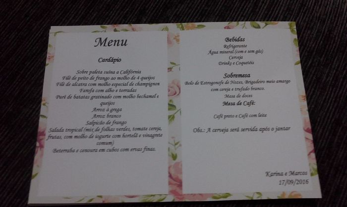 Menus