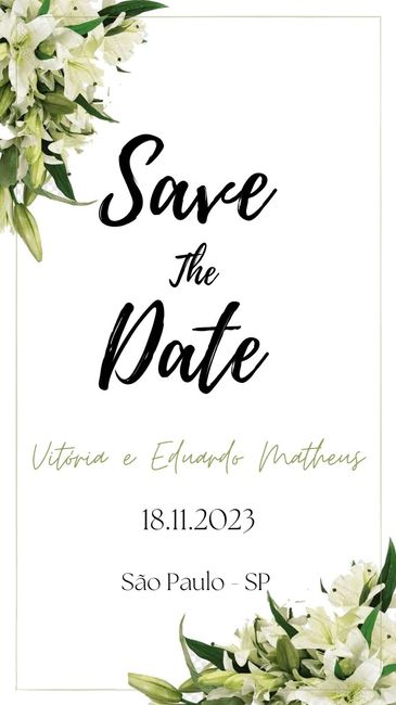 Seu Save The Date para o mundo ver! 6