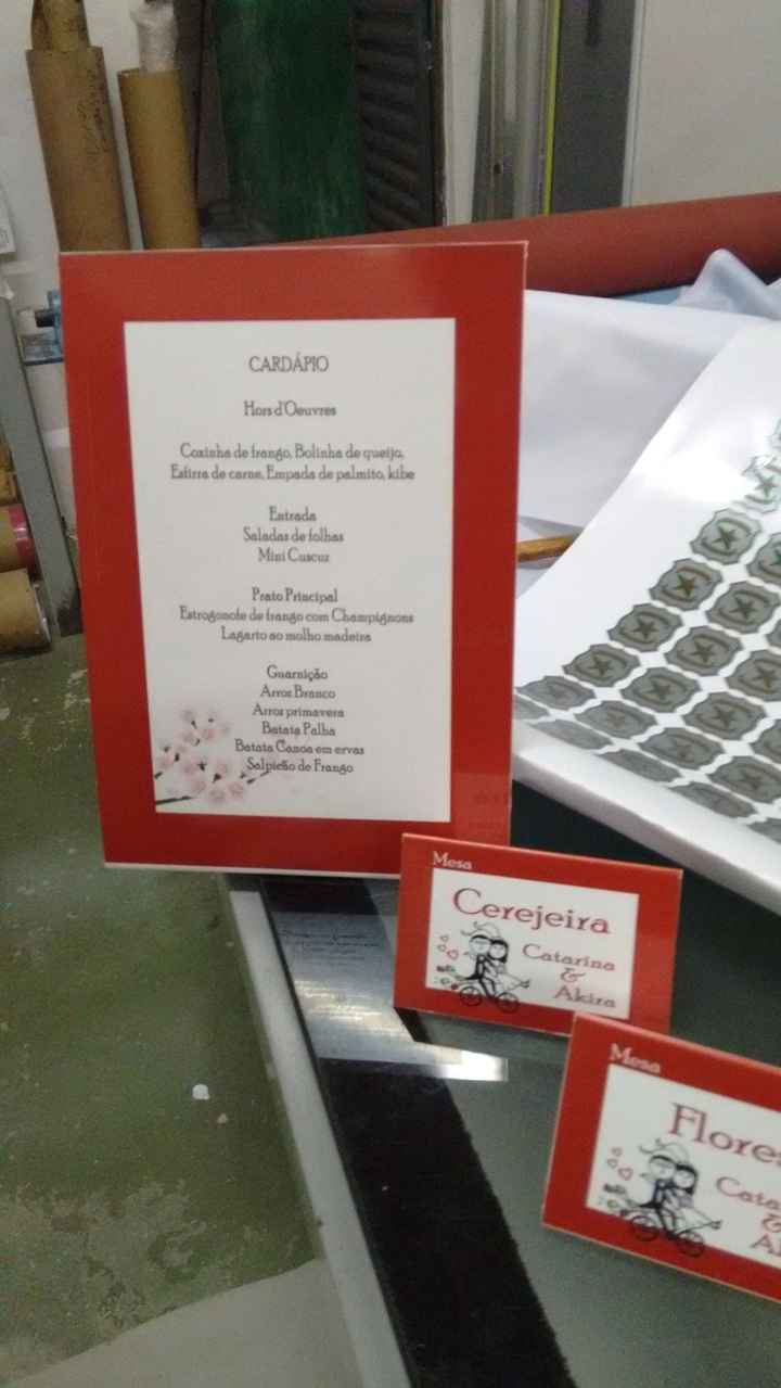 Marcadores de mesa....