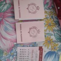 Manuais e calendaio imã de geladeira