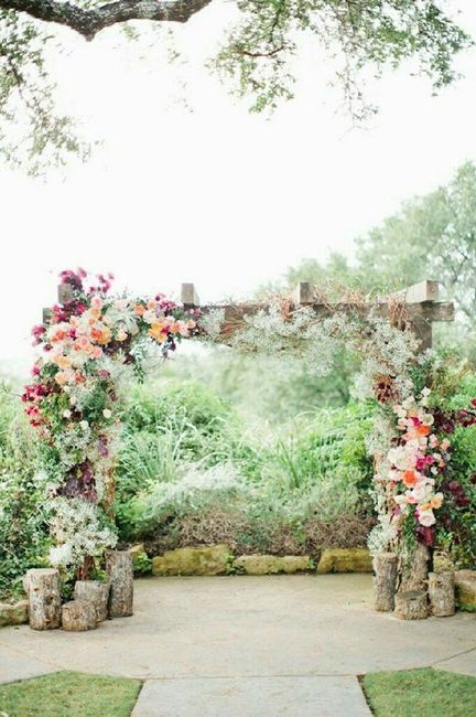 Altar de Casamento ao Ar Livre. - 10
