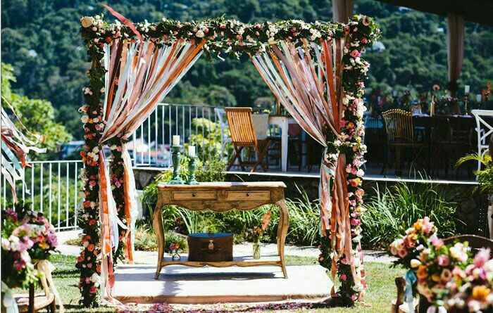 Altar de Casamento ao Ar Livre. - 3