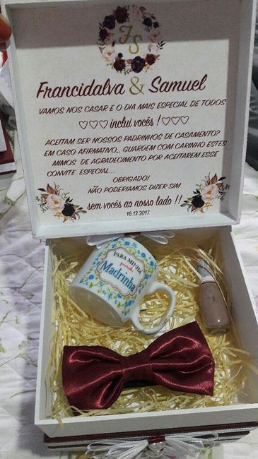 Convites para padrinho quase pronto vem ver - 3