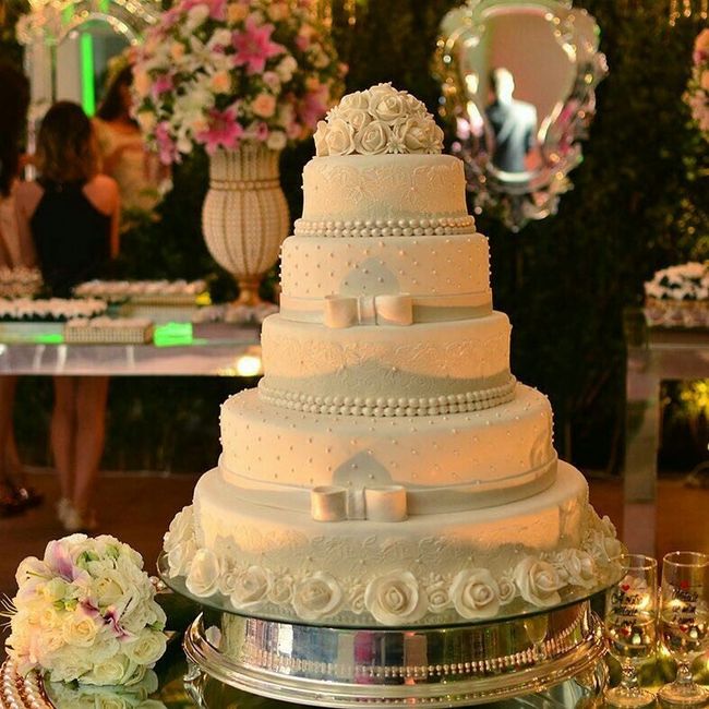 Meu bolo de casamento será______. - 1