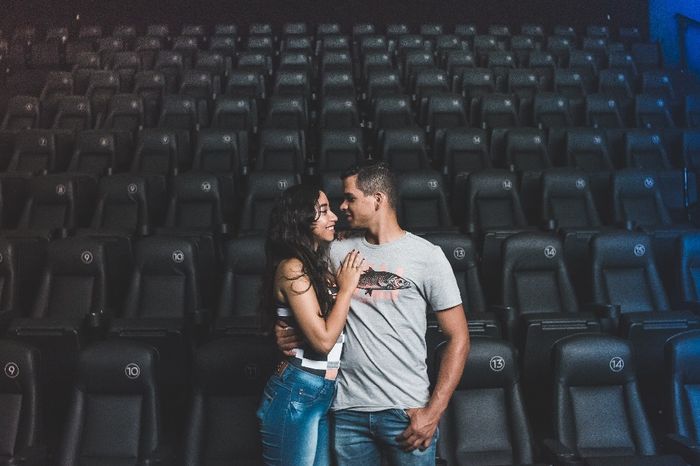 Nosso pré wedding no cinema 4