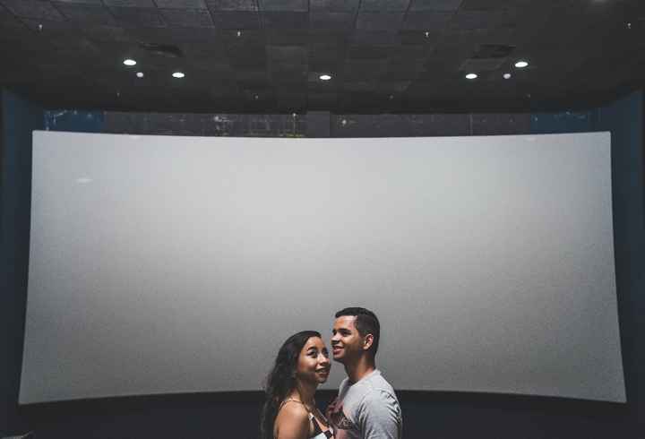 Nosso pré wedding no cinema - 1
