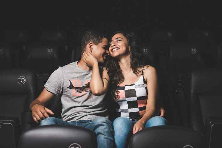 Nosso pré wedding no cinema - 2