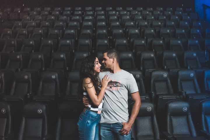 Nosso pré wedding no cinema - 4