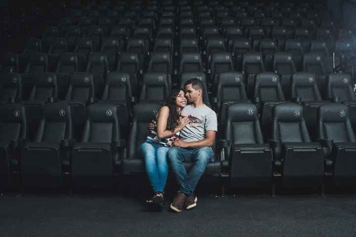 Nosso pré wedding no cinema - 6