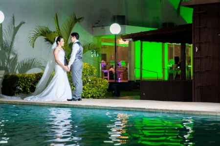 Essa foi uma das fotos , não fiz o pós casamento :(