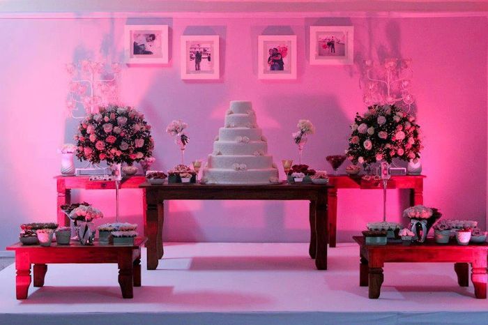 Decoração da recepção