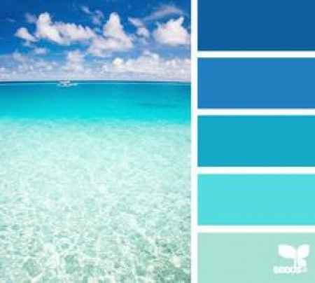 Essa será a paleta de cores usada no casamento.. 