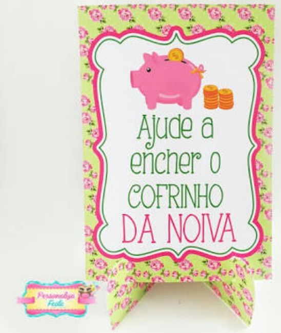 Chá de cofrinho ou Chá bingo 5