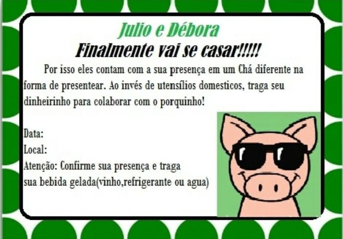 Chá de cofrinho ou Chá bingo 7