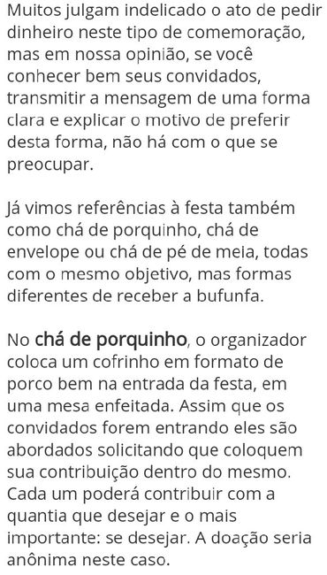 Chá de cofrinho ou Chá bingo 19