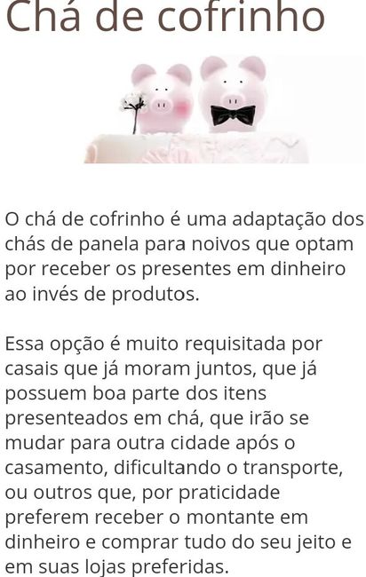 Chá de cofrinho ou Chá bingo 20