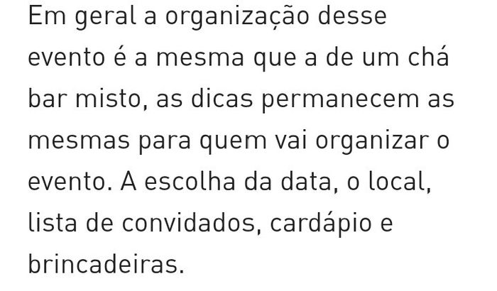 Chá de cofrinho ou Chá bingo 24