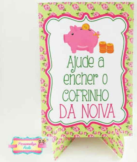  Chá de cofrinho ou Chá bingo - 5