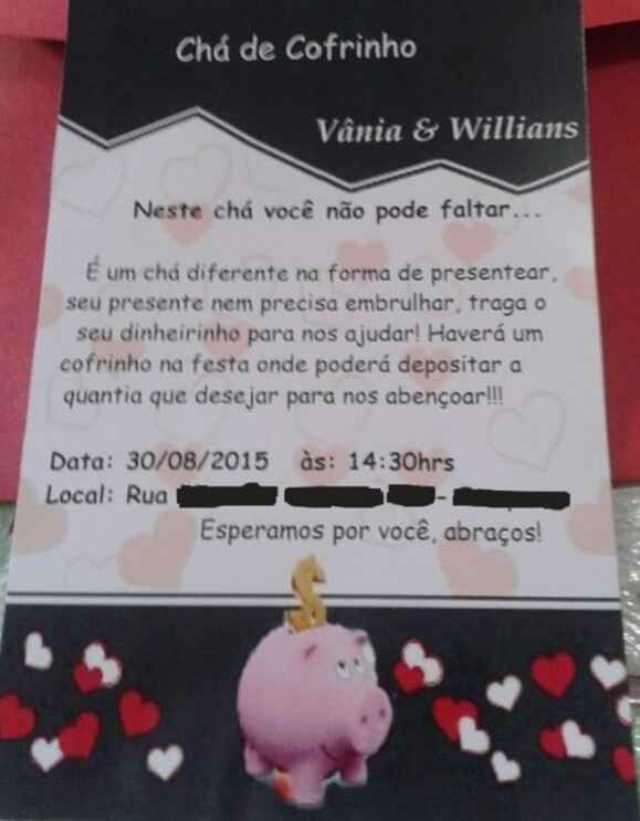  Chá de cofrinho ou Chá bingo - 11