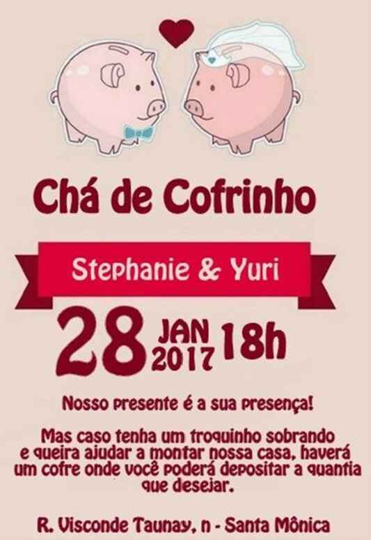  Chá de cofrinho ou Chá bingo - 14
