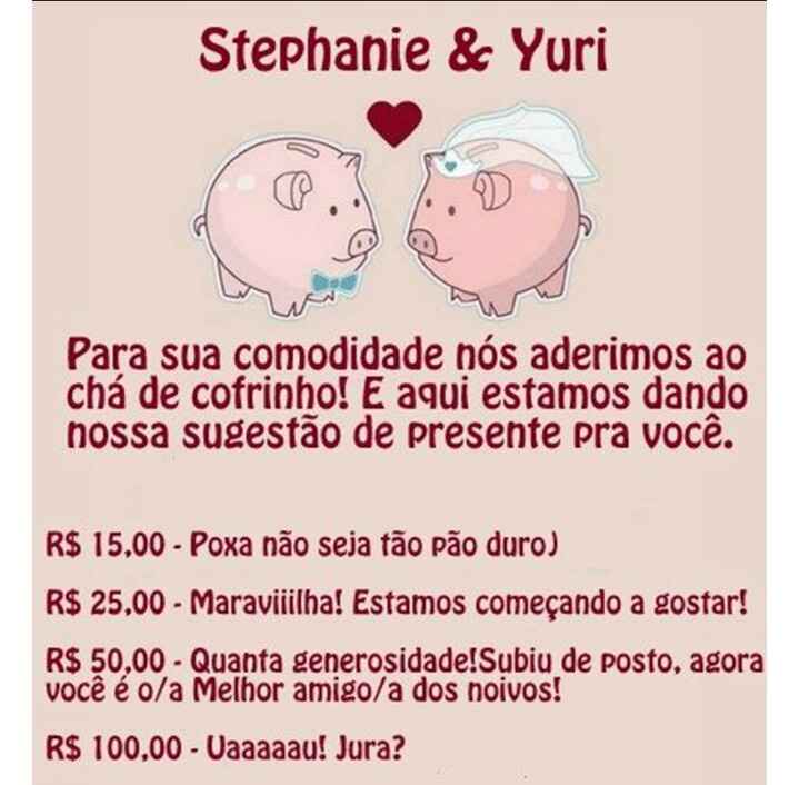  Chá de cofrinho ou Chá bingo - 15