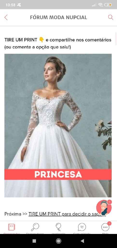 TIRE UM PRINT para decidir o vestido - 1
