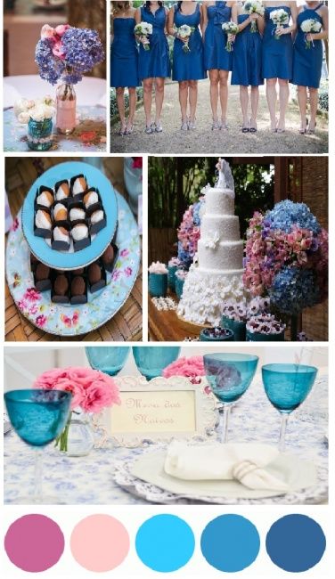 paleta azul e rosa