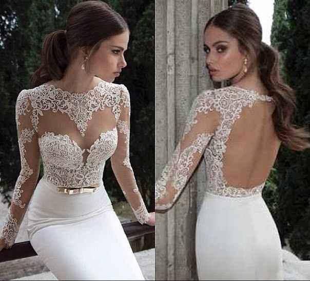 vestido com decote
