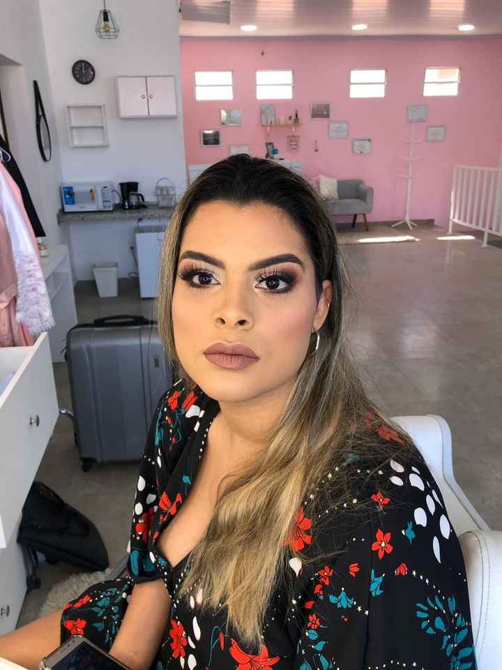 Prévia make e penteado #faltam18dias - 1