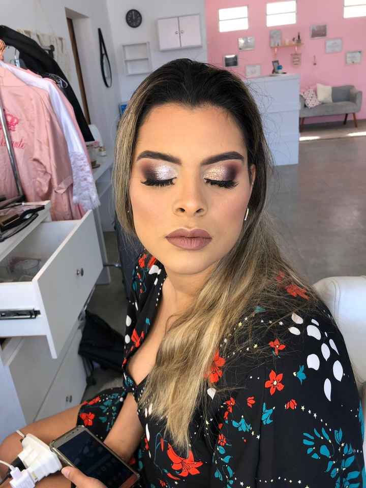 Prévia make e penteado #faltam18dias - 2