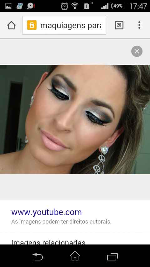 # qual a maquiagem usar no meu grande dia. - 1
