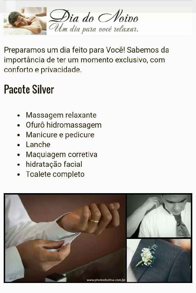 Dia do noivo - 1