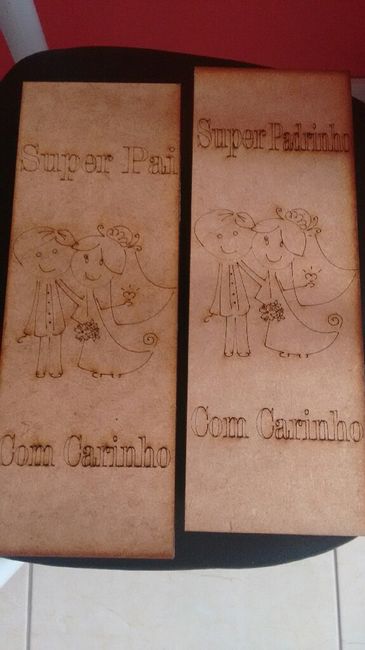 Lembrancinhas e presente para os padrinhos - 1