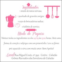  Meu convite do chá de panelas - 1