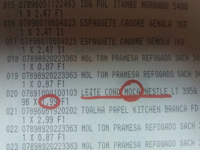  Leite cond. Moça a 1,99 😍😆 - 2