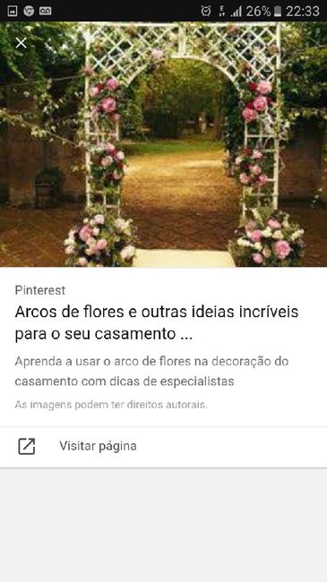 Decoracão cerimônia - inspirações - 8