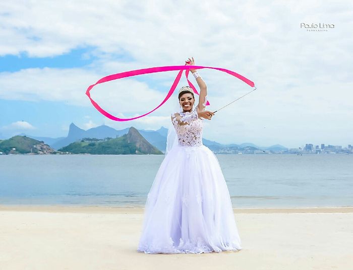 Vestido de Noiva com Mangas - 3